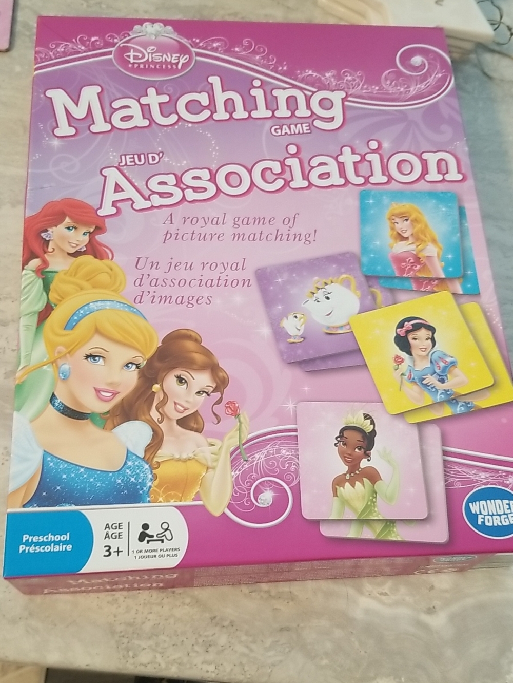 Disney Princess Matching Association Game - Complete